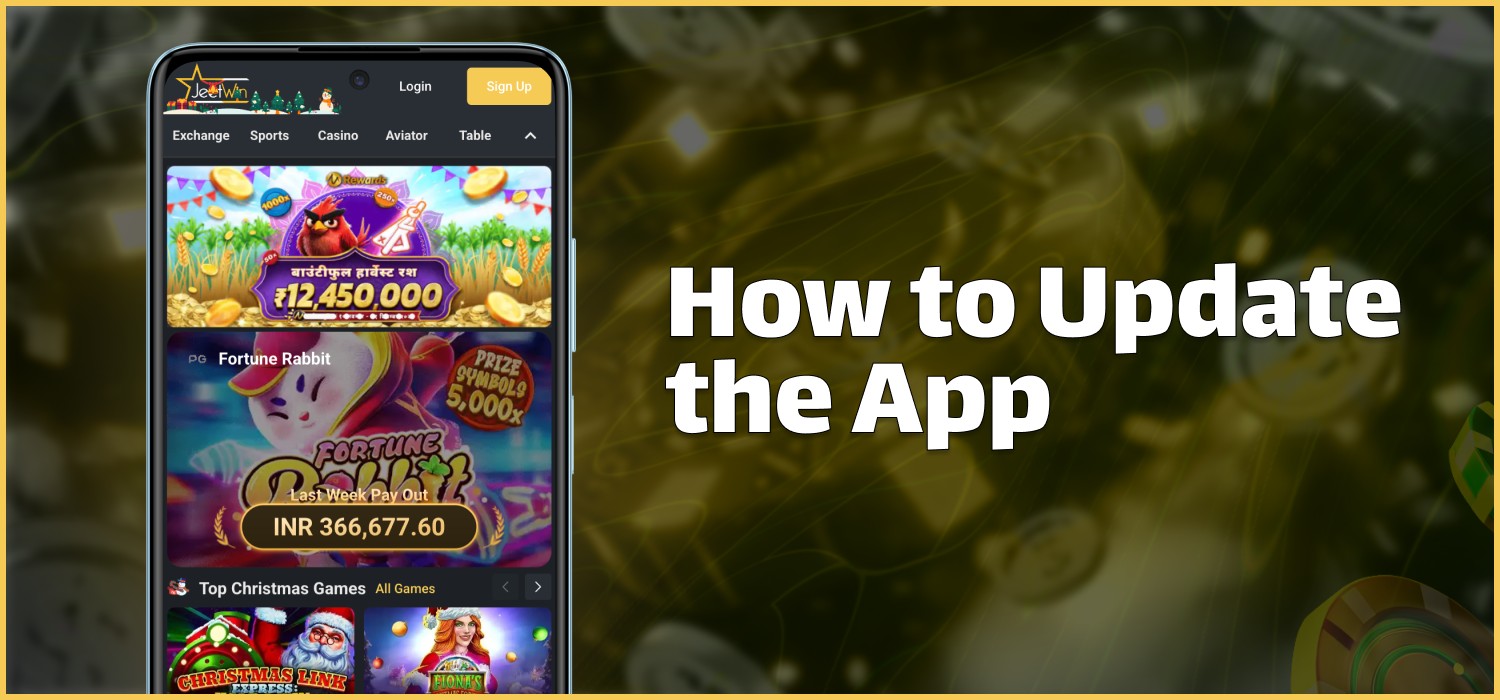 update mobile application of jeetwin